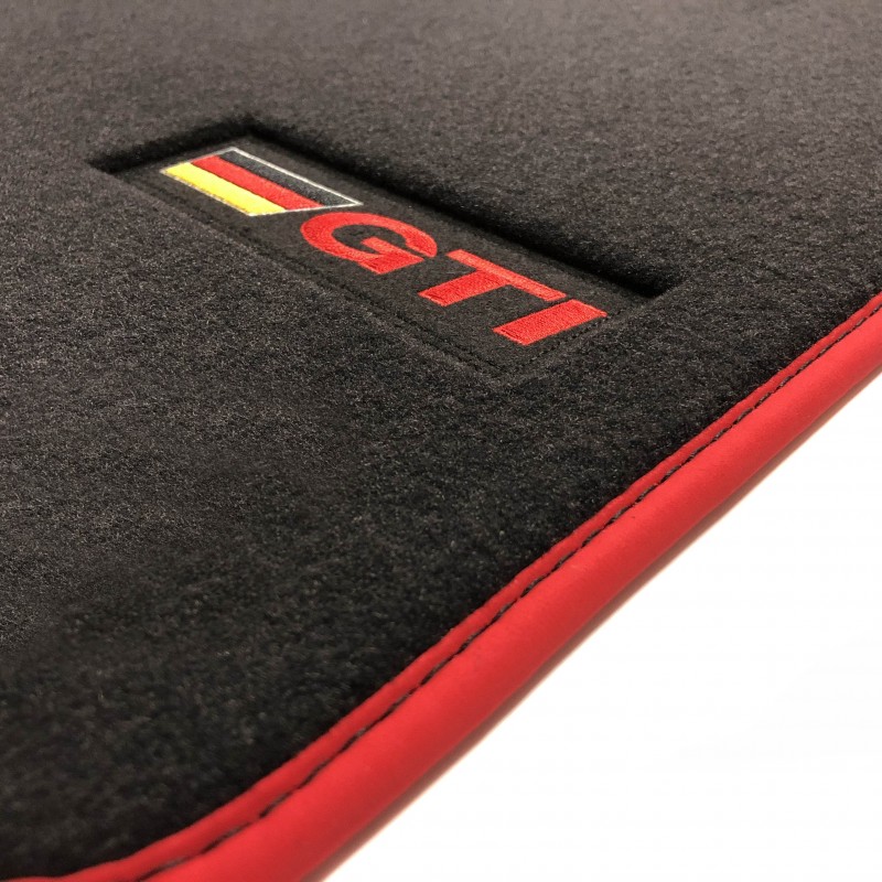 4x Original Gti Velour Textile Premium Car Mats Set for VW GOLF 7 VII