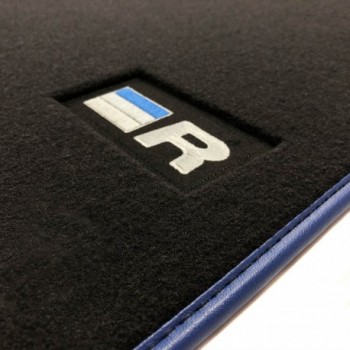 Floor mats Golf 7 8 with blue stitching VW Original Velours