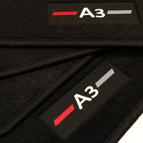 Audi A3 8L Restyling (2000 - 2003) tailored logo car mats