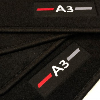 Audi A3 8V7 Cabriolet (2013-2020) tailored logo car mats