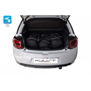 Tailored suitcase kit for Citroen DS3 (2010 - Current)