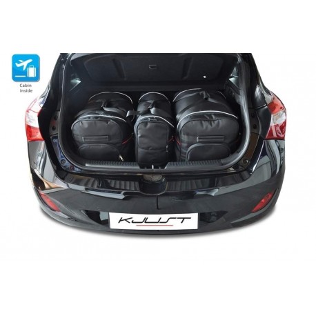 Tailored suitcase kit for Hyundai i30 5 doors (2012 - 2017)