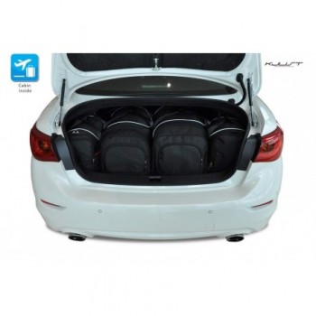 Tailored suitcase kit for Infiniti Q50