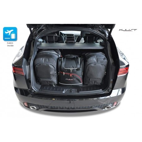 Tailored suitcase kit for Jaguar E-Pace