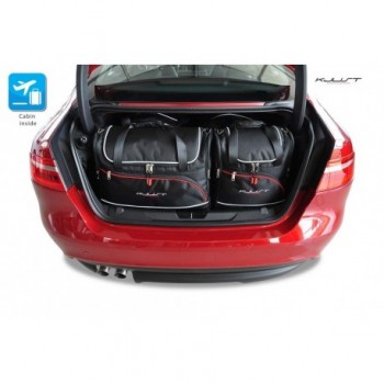 Tailored suitcase kit for Jaguar XE