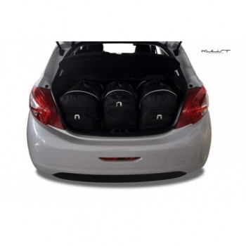 Tailored suitcase kit for Peugeot 208 (2012-2019)