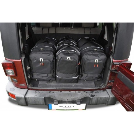 Tailored suitcase kit for Jeep Wrangler 5 doors (2007 - 2017)