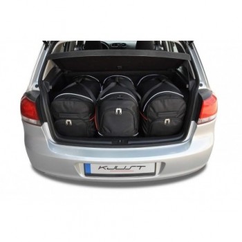 Kit uitgerust bagage voor een Volkswagen Golf 6 (2008 - 2012)