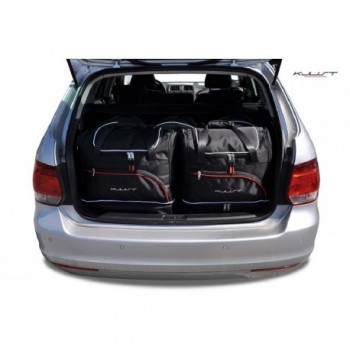 Kit uitgerust bagage voor een Volkswagen Golf 6 (2008 - 2012)