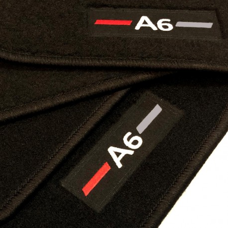 Audi A6 C5 Sedán (1997 - 2002) tailored logo car mats