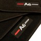 Audi A6 C6 Sedan (2004 - 2008) tailored logo car mats