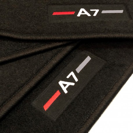 Audi A7 tailored logo (2010-2017) car mats