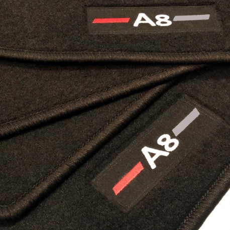 Audi A8 D3/4E (2003-2010) tailored logo car mats