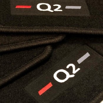 Vloermatten Audi Q2 als logo