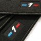 BMW 1 Series E88 Cabriolet (2008 - 2014) tailored logo car mats