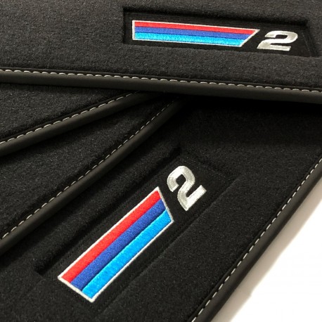 BMW 2 Series F22 Coupé (2014-2020) Velour M Competition car mats