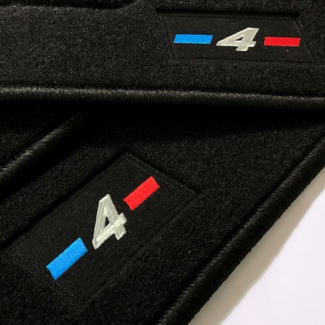 BMW 4 Series F33 Cabriolet (2014-2020) tailored logo car mats