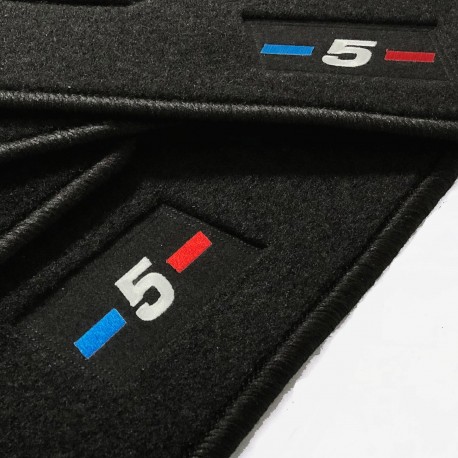 BMW 5 Series E39 Sedan (1995 - 2003) tailored logo car mats