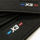BMW X3 F25 (2010 - 2017) tailored logo car mats