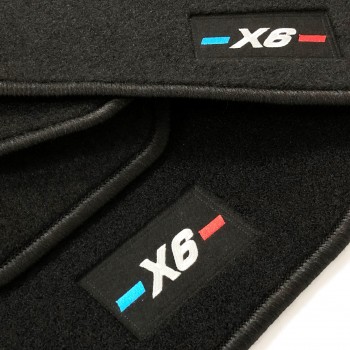 BMW X6 E71 (2008 - 2014) tailored logo car mats