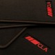 Mercedes CLA C117 Coupé (2013 - 2018) Velour redline car mats