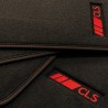 Mercedes CLS C218 Coupé (2011 - 2014) velour redline car mats