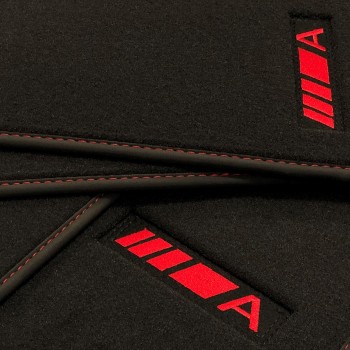 Mercedes A-Class W176 (2012 - 2018) Velour redline car mats