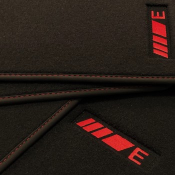 Mercedes E-Class W213 Sedan (2016 - 2023) velour redline car mats