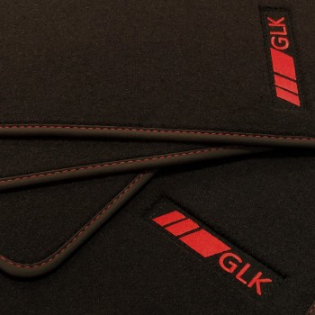 Mercedes GLK velour redline car mats