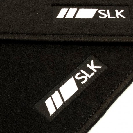 Mercedes SLK R172 (2011 - current) tailored logo car mats