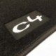 Citroen C4 (2004 - 2010) tailored logo car mats