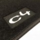 Citroen C4 (2010 - current) tailored logo car mats