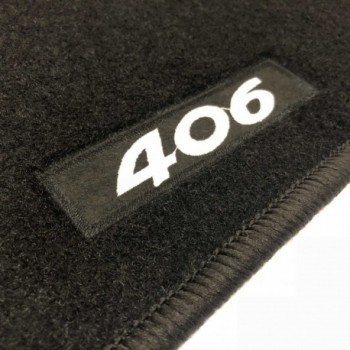 Peugeot 406 Coupé (1997 - 2004) tailored logo car mats