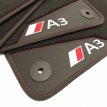 Audi A3 8P7 Cabriolet (2008 - 2013) leather car mats