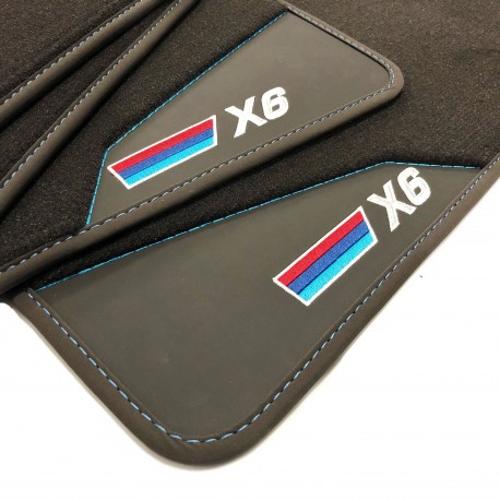 BMW X6 F16 (2014 - 2018) leather car mats