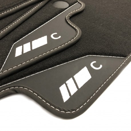 Mercedes C-Class CL203 Coupé (2000 - 2008) leather car mats