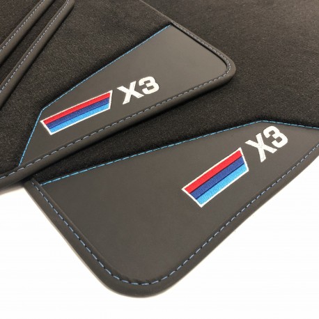 BMW X3 E83 (2004 - 2010) leather car mats