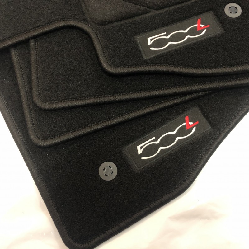 Floor mats, Fiat 500 L (2012 - present) logo