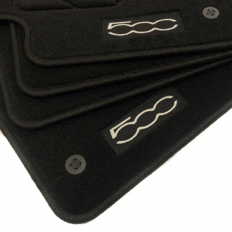 Floor mats, Fiat 500 Restyling (2013-present) logo