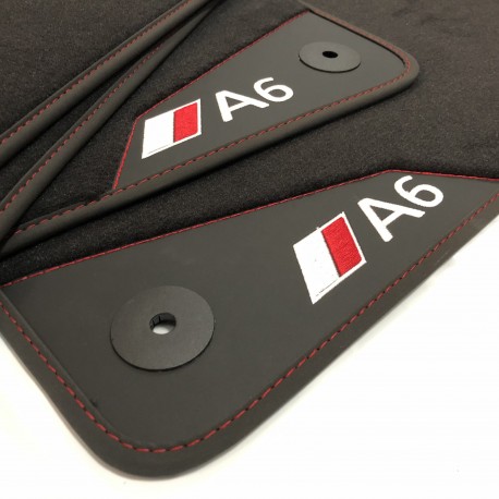 Audi A6 C5 Restyling Sedán (2002 - 2004) leather car mats
