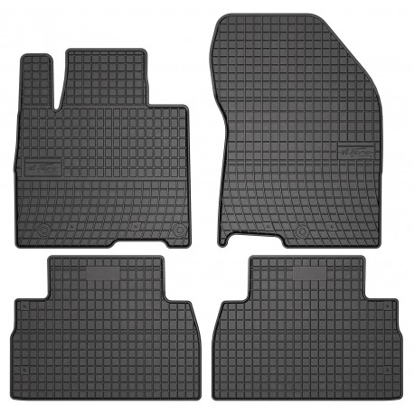 Floor mats, rubber Hyundai Santa Fe IV (2018-...)