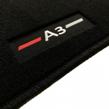 Floor mats with logo for Audi A3 8 Sportback MHEV Mild Hybrid (2020-present)