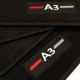 Floor mats with logo for Audi A3 8 Sportback MHEV Mild Hybrid (2020-present)