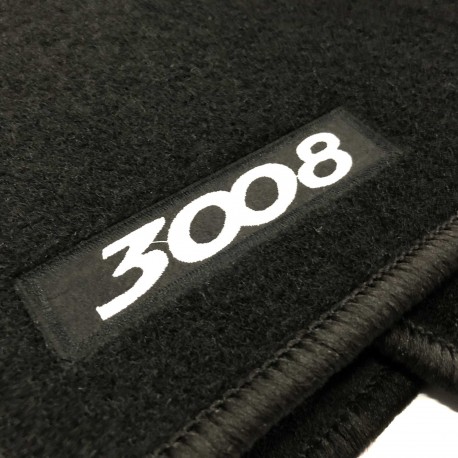 Floor mats with logo for Peugeot 3008 (2021-present)