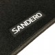 Floor mats, Velour with logo for Dacia Sandero (2021-present)