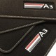 Floor mats, Velour with logo for Audi S3 8y Sedan and Sportback (2020-present)