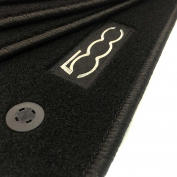 Floor mats with logo for Fiat 500 Hybrid (2020-present)