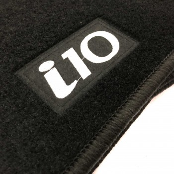 Floor mats with logo for Hyundai i10 (2020-present)