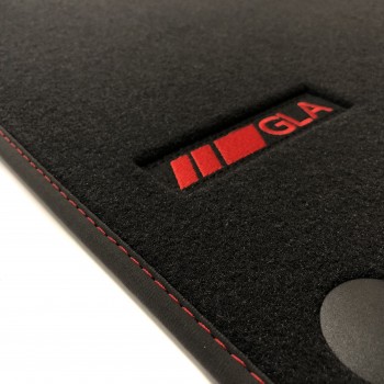Floor mats, Velour with logo for Mercedes GLA H247 (2020-present)