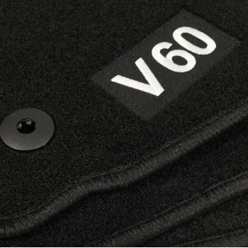 Floor mats with logo for Volvo V60 (2018-present)
